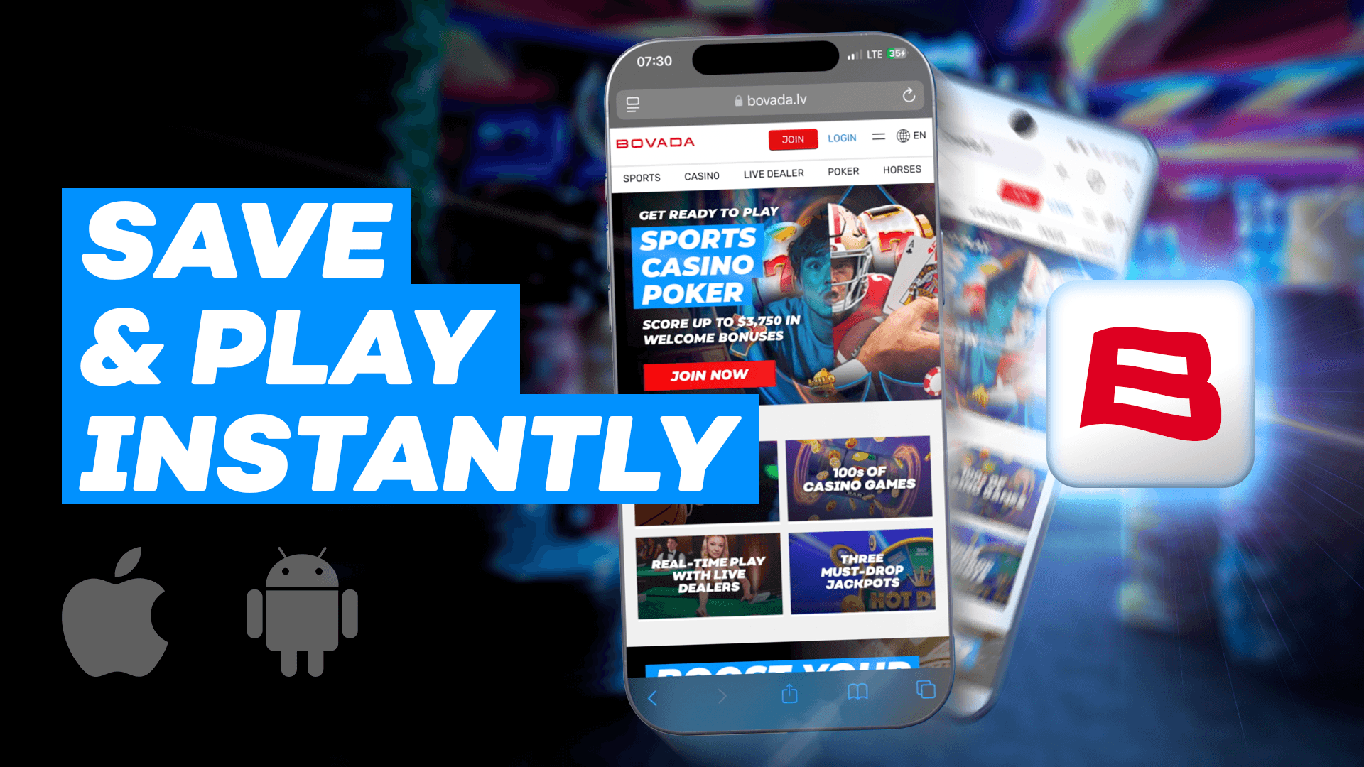 How To Add Bovada To Your Mobile’s Home Screen