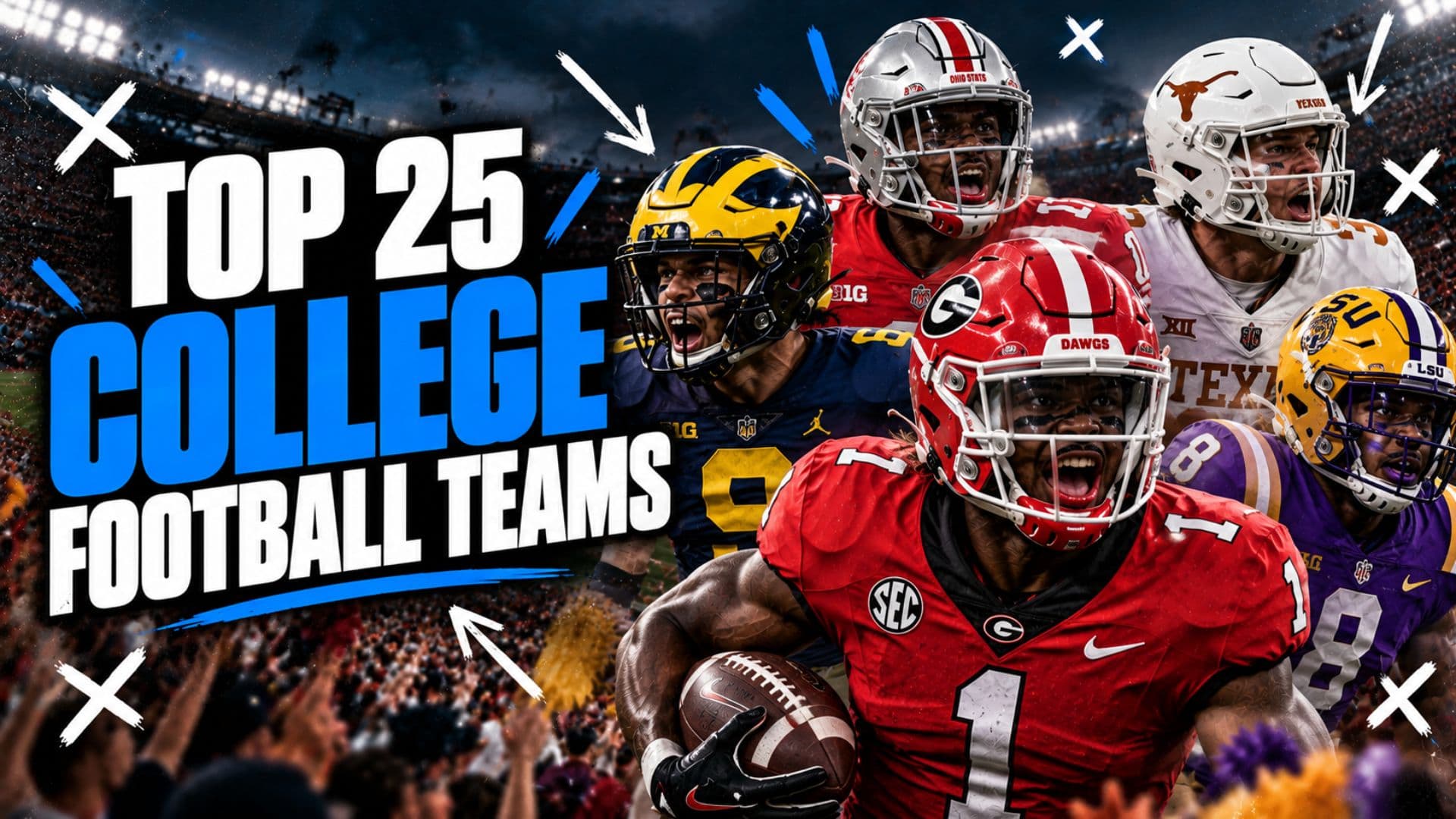 Bovada’s Top 25 College Football Teams